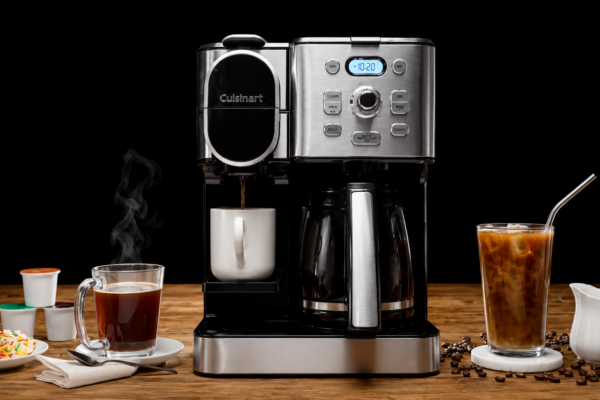 coffee maker with coffee