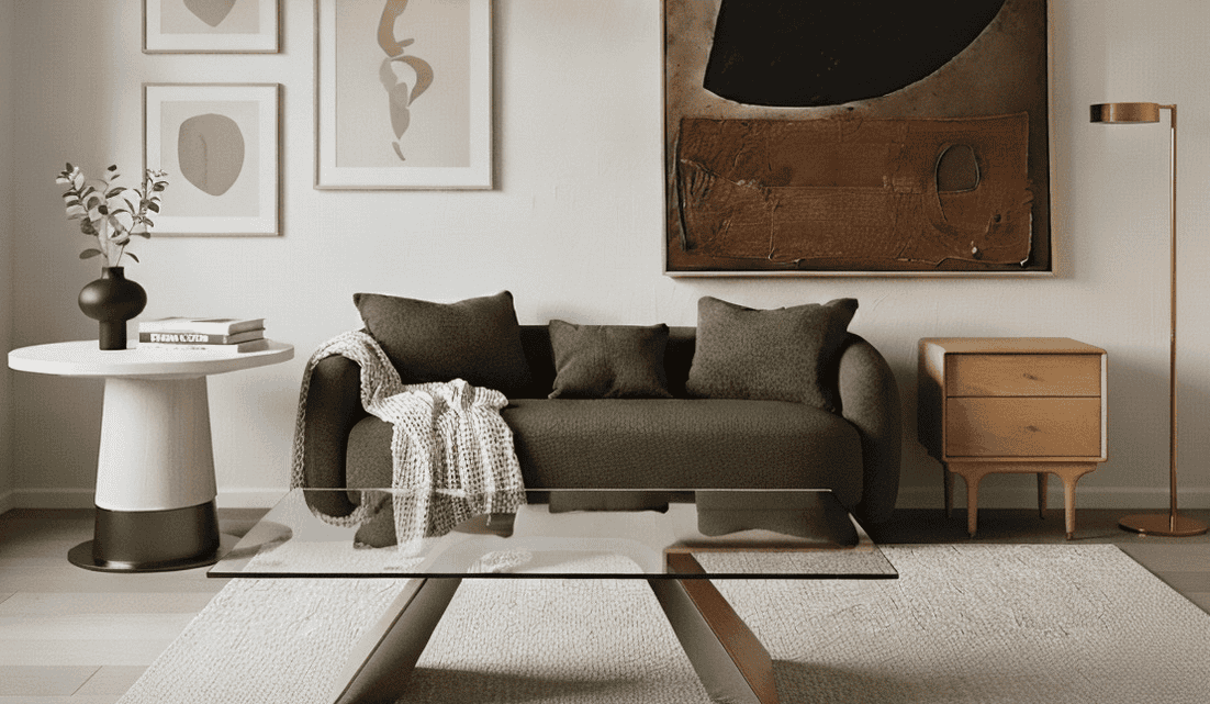 Living room from AI generated video