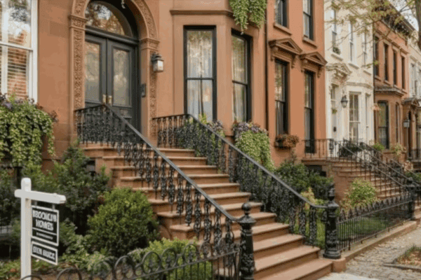 Exterior of Brooklyn Brownstone