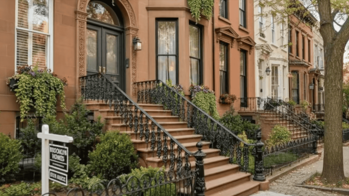 Exterior of Brooklyn Brownstone