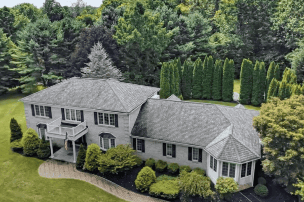 Aerial view of property at 185 Flocktown Road