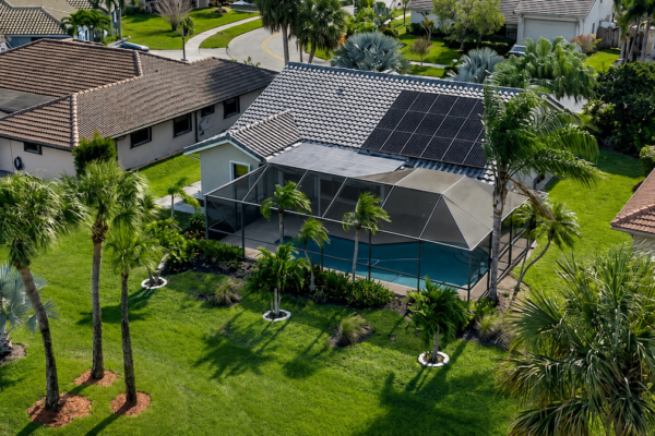 aerial of Florida home